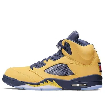 Air Jordan 5 Retro Sp 'michigan' In Yellow