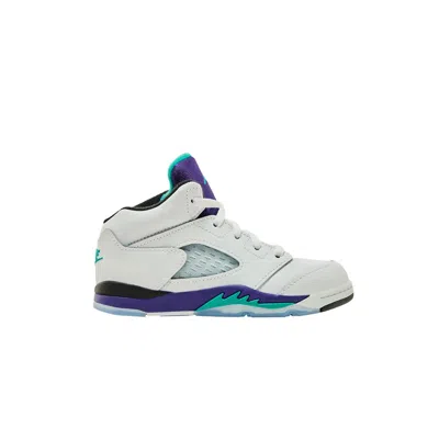 Pre-owned Air Jordan 5 Retro Td 'grape' 2025 | White | Infant Size 2