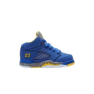 Pre-owned Air Jordan 5 Retro Td 'laney' | Blue | Infant Size 7