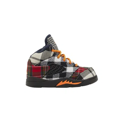 Pre-owned Air Jordan 5 Retro Td 'plaid' | Multi-color | Infant Size 9