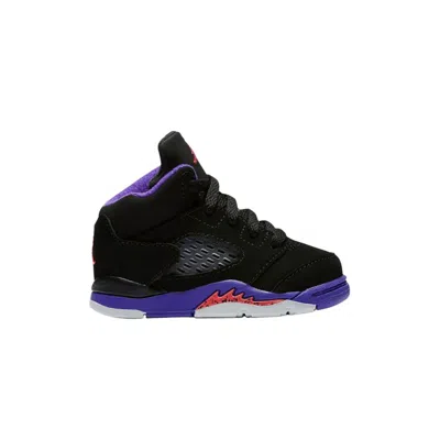Pre-owned Air Jordan 5 Retro Td 'raptors' | Black | Infant Size 4