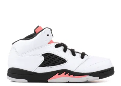 Air Jordan Babies'  5 Retro Td 'sun Blush' In White