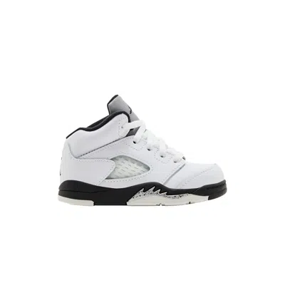 Pre-owned Air Jordan 5 Retro Td 'white Black' | Infant Size 9