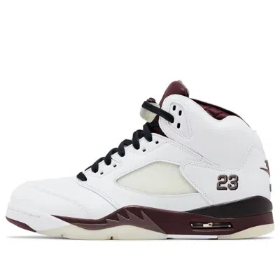 Air Jordan 5 Retro X A Ma Maniere 'burgundy Crush' In White