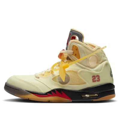 Air Jordan 5 X Off-white Sp 'sail' In Yellow