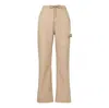 Air Jordan 6 Canvas Pants In Brown