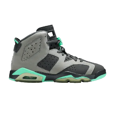 Pre-owned Air Jordan 6 Gs 'green Glow' In Grey