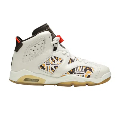 Pre-owned Air Jordan 6 Gs Retro 'quai 54 - Sail Gum' | Tan | Kid's Size 5.5 In Brown