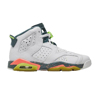 Pre-owned Air Jordan 6 Retro Gs 'bright Mango' In White