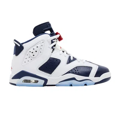 Pre-owned Air Jordan 6 Retro Gs 'olympic' 2024 | White | Kid's Size 4