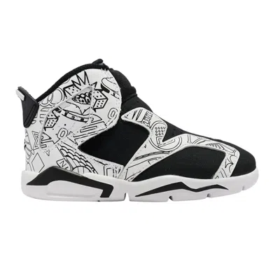 Pre-owned Air Jordan 6 Retro Little Flex Se Td 'diy' | Black | Infant Size 3