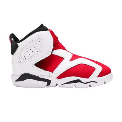 Pre-owned Air Jordan 6 Retro Little Flex Td 'carmine' | White | Infant Size 2
