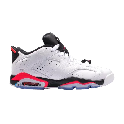 Pre-owned Air Jordan 6 Retro  Low Bg 'infrared' In White
