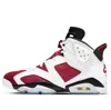 Air Jordan 6 Retro Og 'carmine' 2021 In White