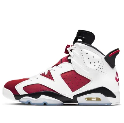 Air Jordan 6 Retro Og 'carmine' 2021 In White