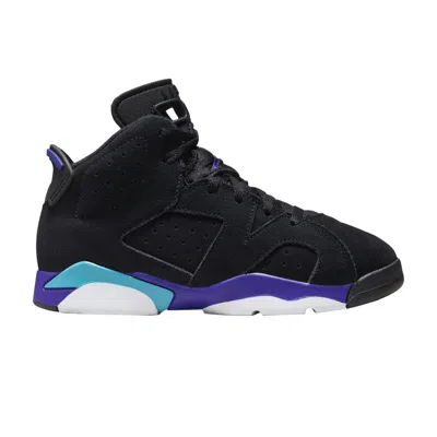 Pre-owned Air Jordan 6 Retro Ps 'aqua' | Black | Kid's Size 12