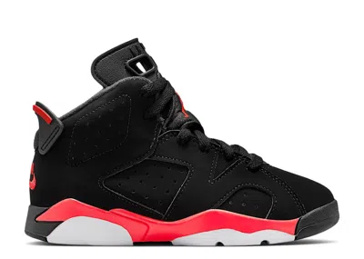 Air Jordan Babies'  6 Retro Ps 'reverse Infrared Salesman' In Pink