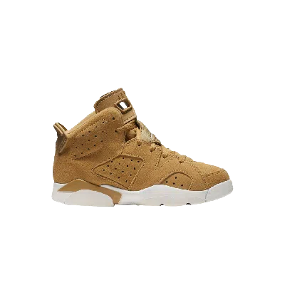 Pre-owned Air Jordan 6 Retro Ps 'wheat' In Tan