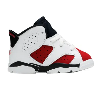 Pre-owned Air Jordan 6 Retro Td 'carmine' 2021 | White | Infant Size 2