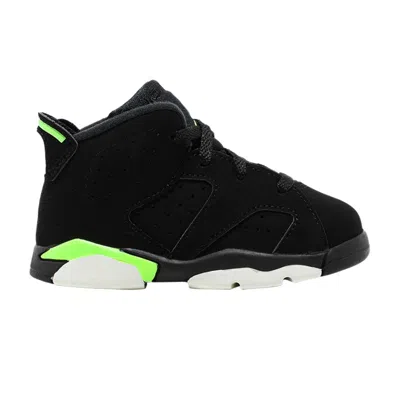 Pre-owned Air Jordan 6 Retro Td 'electric Green' | Black | Infant Size 8