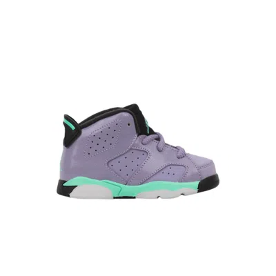 Pre-owned Air Jordan 6 Retro Td 'iron Purple' | Grey | Infant Size 5