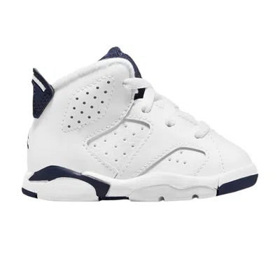 Pre-owned Air Jordan 6 Retro Td 'midnight Navy' 2022 | White | Infant Size 10