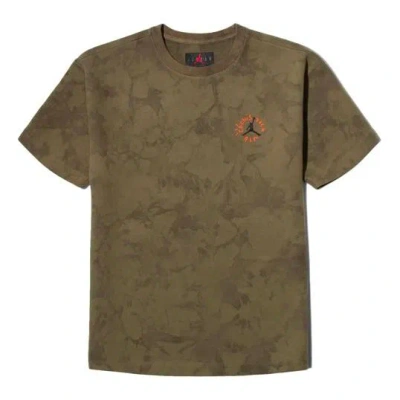 Air Jordan 6 X Cactus Jack By Travis Scott Short-sleeve T-shirt 'medium Olive' In Green