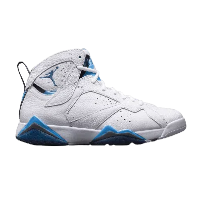Pre-owned Air Jordan 7 Bg 'french Blue' In White