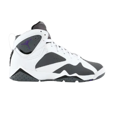 Pre-owned Air Jordan 7 Retro Gs 'white Varsity Purple'