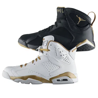 Air Jordan 7/6 Retro 'golden Moments Pack' In Multi