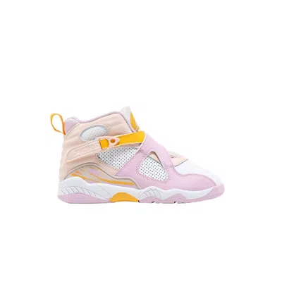 Pre-owned Air Jordan 8 Retro Ps 'light Arctic Pink' | Infant Size 13