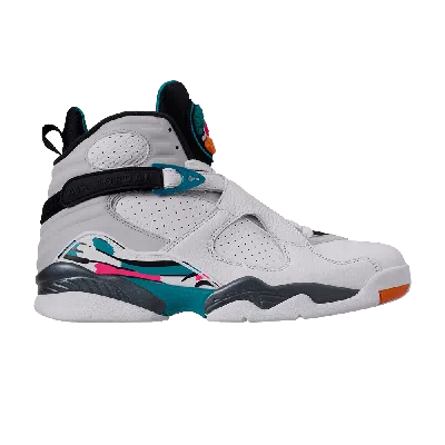 Pre-owned Air Jordan 8 Retro Ps 'south Beach' In White