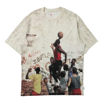 Air Jordan 85 Graphic T-shirt Asia Sizing 'sail' In Brown