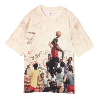 Air Jordan 85 Graphic T-shirt 'sail Legend Light Brown' In Neutral