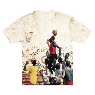 Pre-owned Air Jordan 85 Graphic T-shirt 'sail/legend Light Brown/redstone' | Men's Size Xl