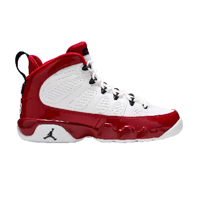 Pre-owned Air Jordan 9 Retro Bg 'gym Red' In White