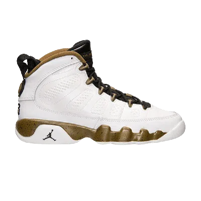 Pre-owned Air Jordan 9 Retro Bg 'statue' In White