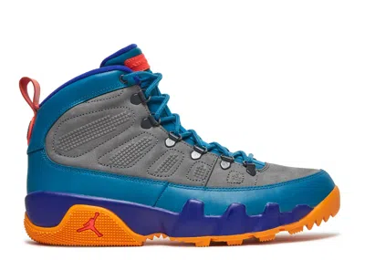 Air Jordan 9 Retro Boot Nrg 'green Abyss' In Blue