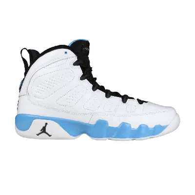 Pre-owned Air Jordan 9 Retro Gs 'university Blue' 2010 In White