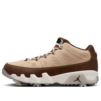 Air Jordan 9 Retro Low Golf 'happy Life Wood Woodgrain' In Brown