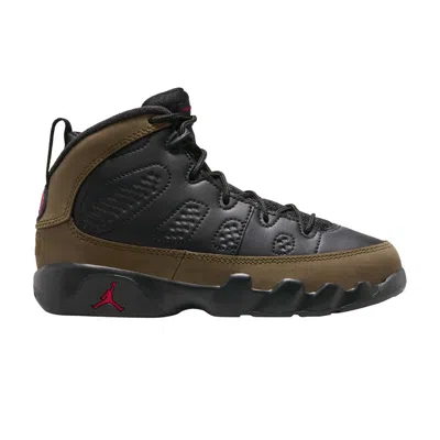 Pre-owned Air Jordan 9 Retro Ps 'olive' 2024 | Black | Kid's Size 3