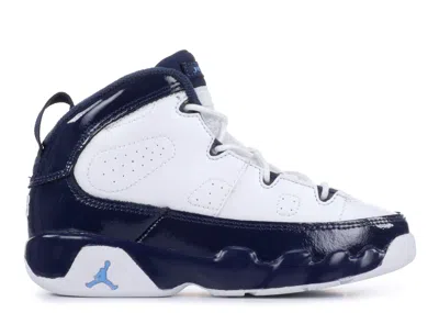 Air Jordan Babies'  9 Retro Td 'unc' In Blue