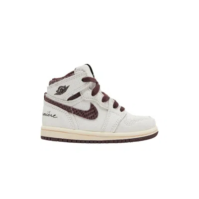 Pre-owned Air Jordan A Ma Maniére X  1 High Og Td 'airness' | Cream | Infant Size 2