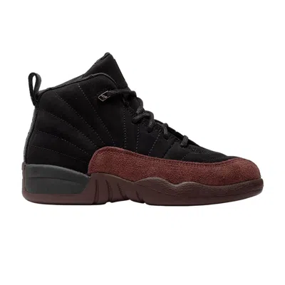 Pre-owned Air Jordan A Ma Maniére X  12 Retro Sp Ps 'black' | Kid's Size 12.5