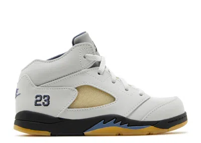 Air Jordan Babies' A Ma Maniére X  5 Retro Td 'dawn' In Gray