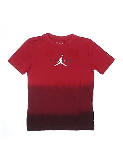 Pre-owned Air Jordan Kids' Active T-shirt In Burgundy