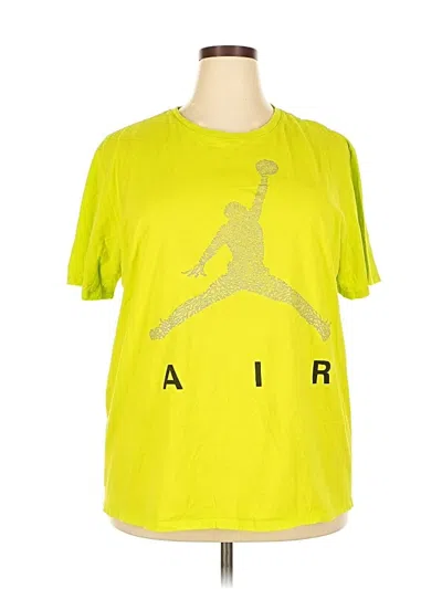 Pre-owned Air Jordan Active T-shirt In Yellow