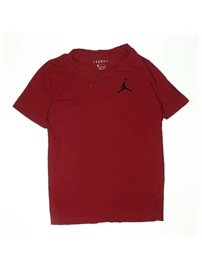 Pre-owned Air Jordan Kids' Active T-shirt In Burgundy