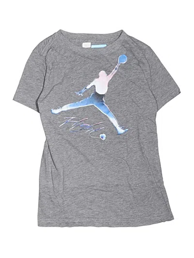 Pre-owned Air Jordan Kids' Active T-shirt In Silver