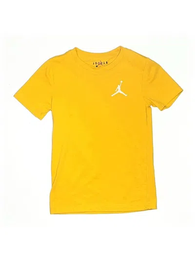 Pre-owned Air Jordan Kids' Active T-shirt In Yellow